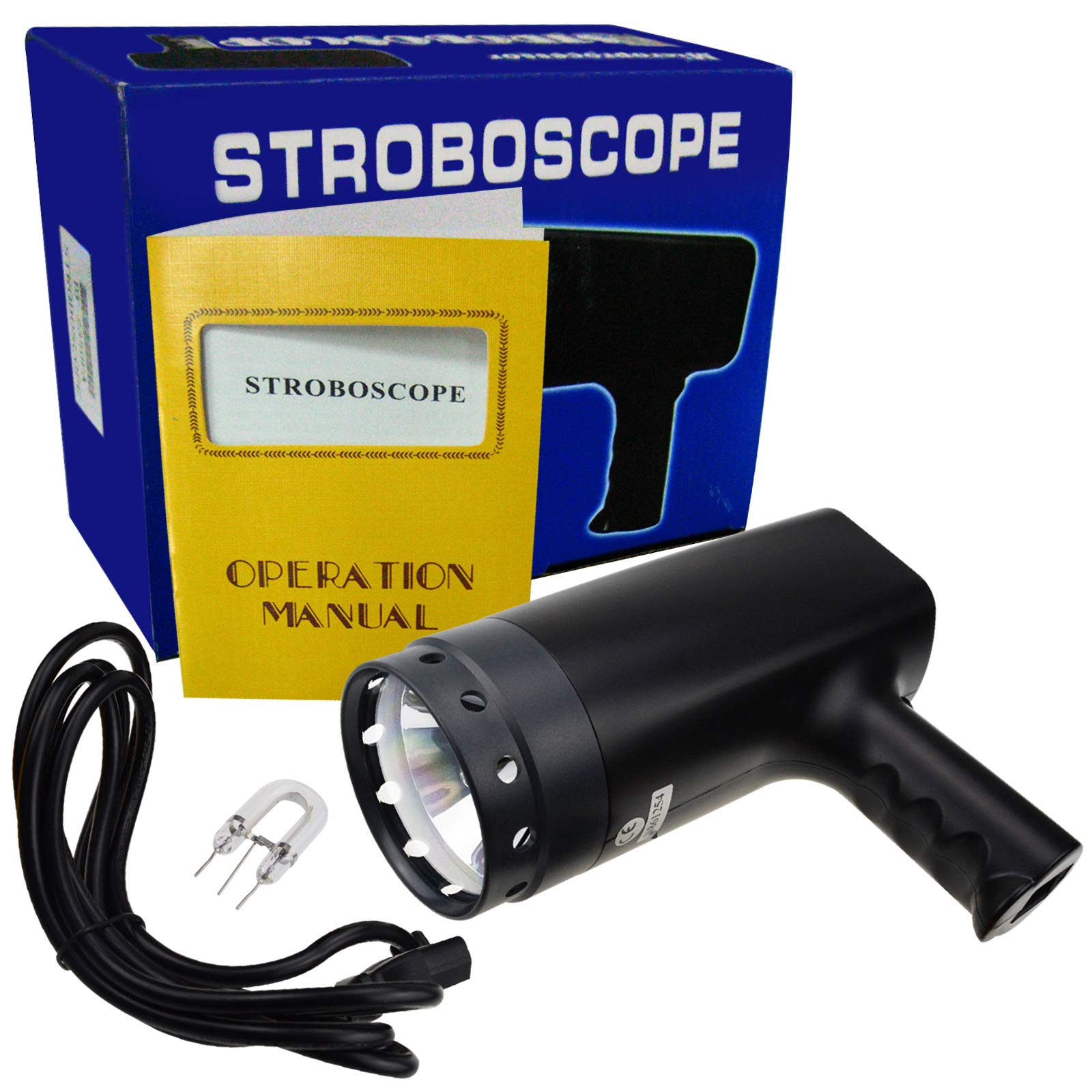 Handheld Stroboskop mit 50 ~ 12.000 Blitze pro Minute (FPM) 220 V Drehzahl Messen Digital 10 mm (1 cm) LCD-Display
