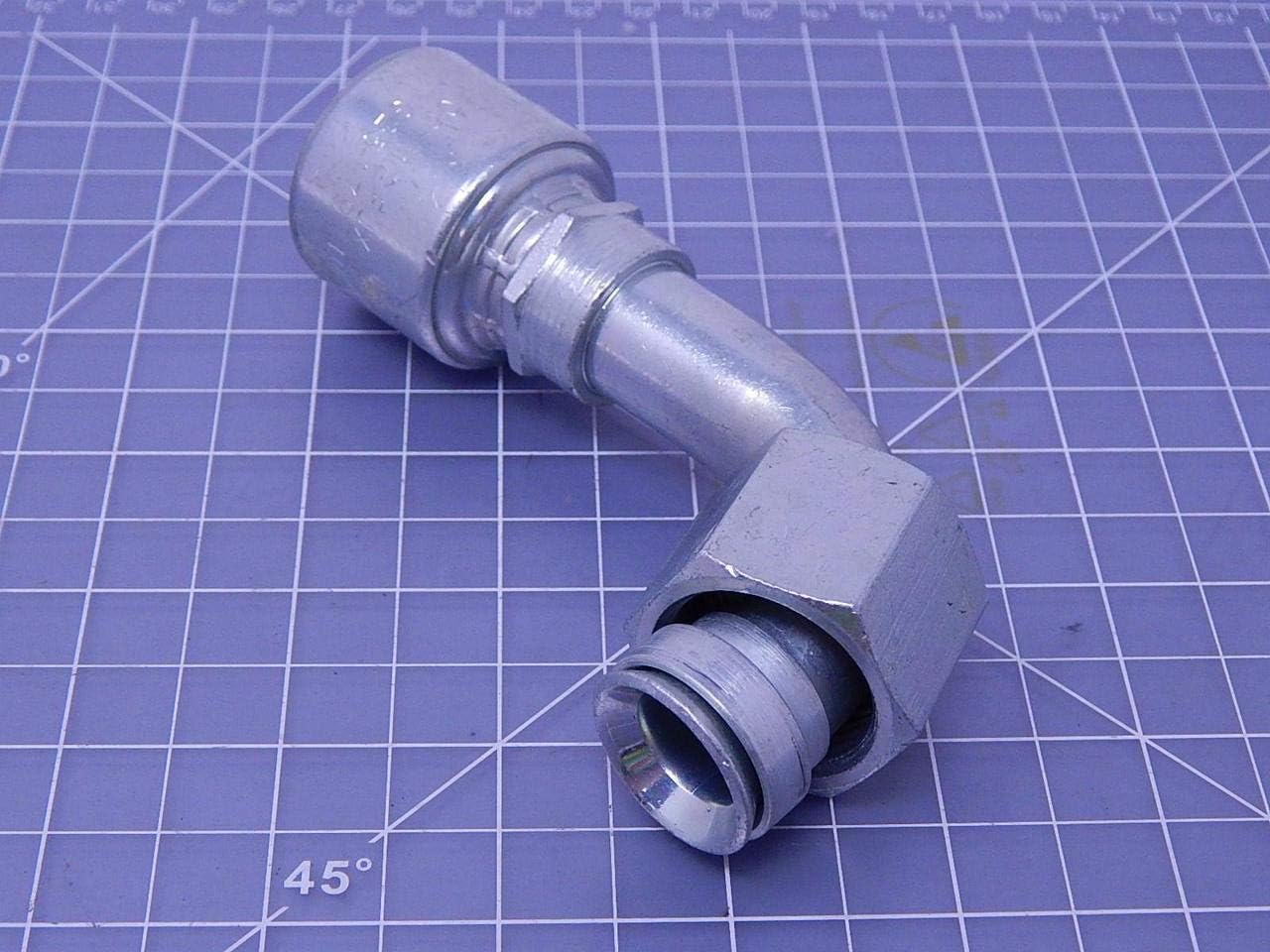Gates 10G-12FJX-90S, G25179-1012 Hydraulic Hose Fitting T105789