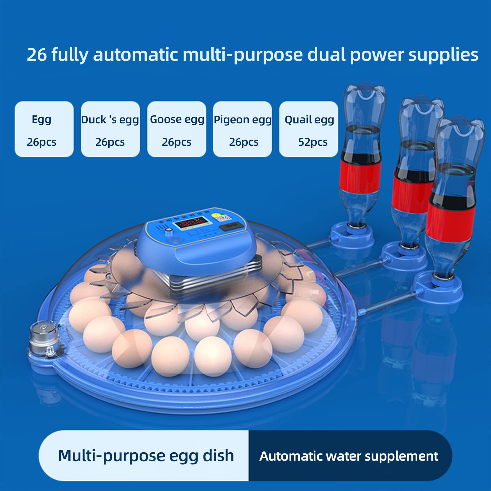 Amazon.com: BSNANCA Egg Incubator, 26 Egg Incubators for Hatching
