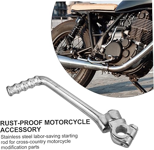 Miniatura 9 de BESPORTBLE Palanca de arranque para motocicleta, palanca de arranque de motocicleta, palanca de control de pie de motocicleta, palanca de control de