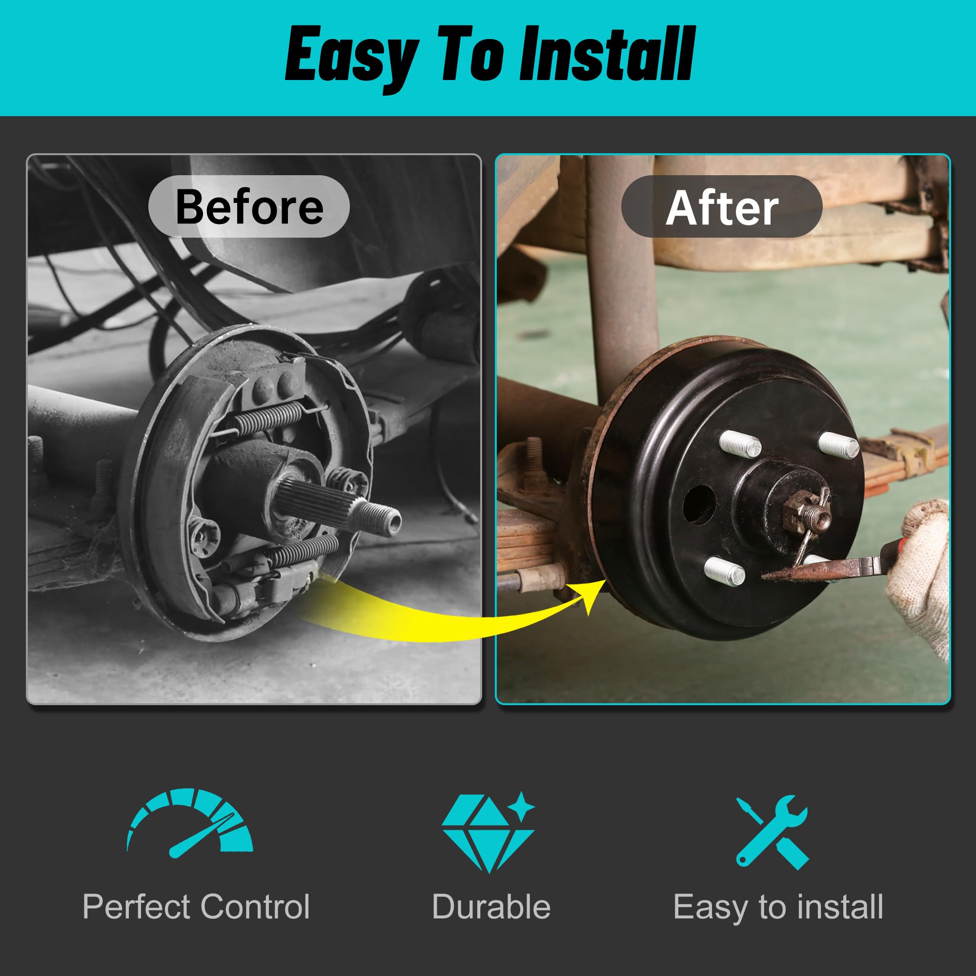 Amazon.com: 10L0L Golf Cart EZGO Brake Maintenance Kit for