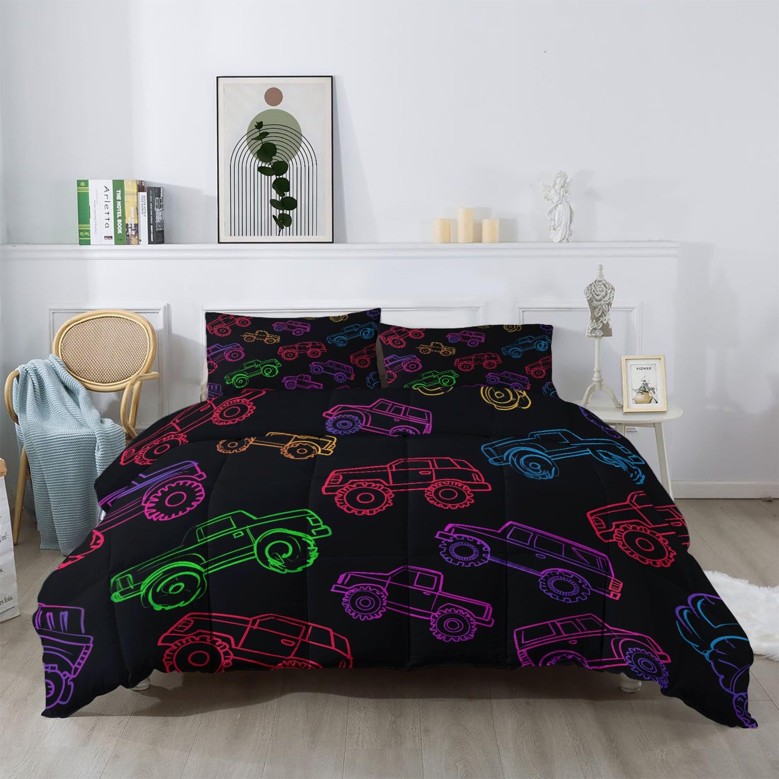 Couette 4 saisons sans housse pour simplifier le lit des filles
