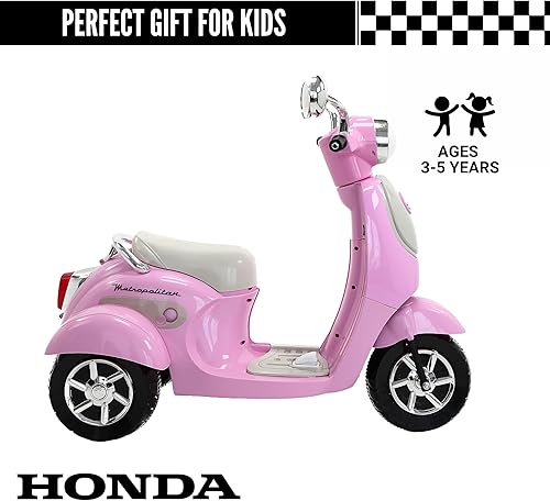 Miniatura 5 de Honda Metropolitan Scooter Ride on Toy para niños  Batería de 6 voltios para niños pequeños  para niños y niñas de 3 a 5 años  Incluye cargador