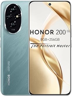 HONOR 200 Smartphone, 5G Mobile Phone, 6.7 inch, 5200 mAh 100W fast charging, 50MP triple main camera, ultra-thin 7.7mm, eye protection screen, Emerald Green
