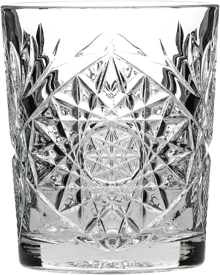 Libbey Hobstar Double Old Fashioned Glasses 12oz / 340ml Set of 4