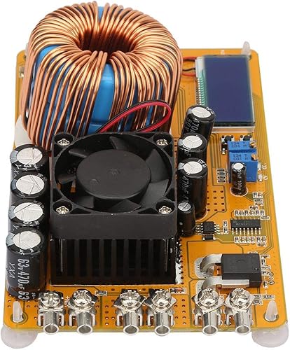 Miniatura 9 de YWBL-WH Módulo de fuente de alimentación Convertidor de alimentación DC-DC 8-40V a 0-32V 50A 800W Módulo reductor ajustable con ventilador disipador