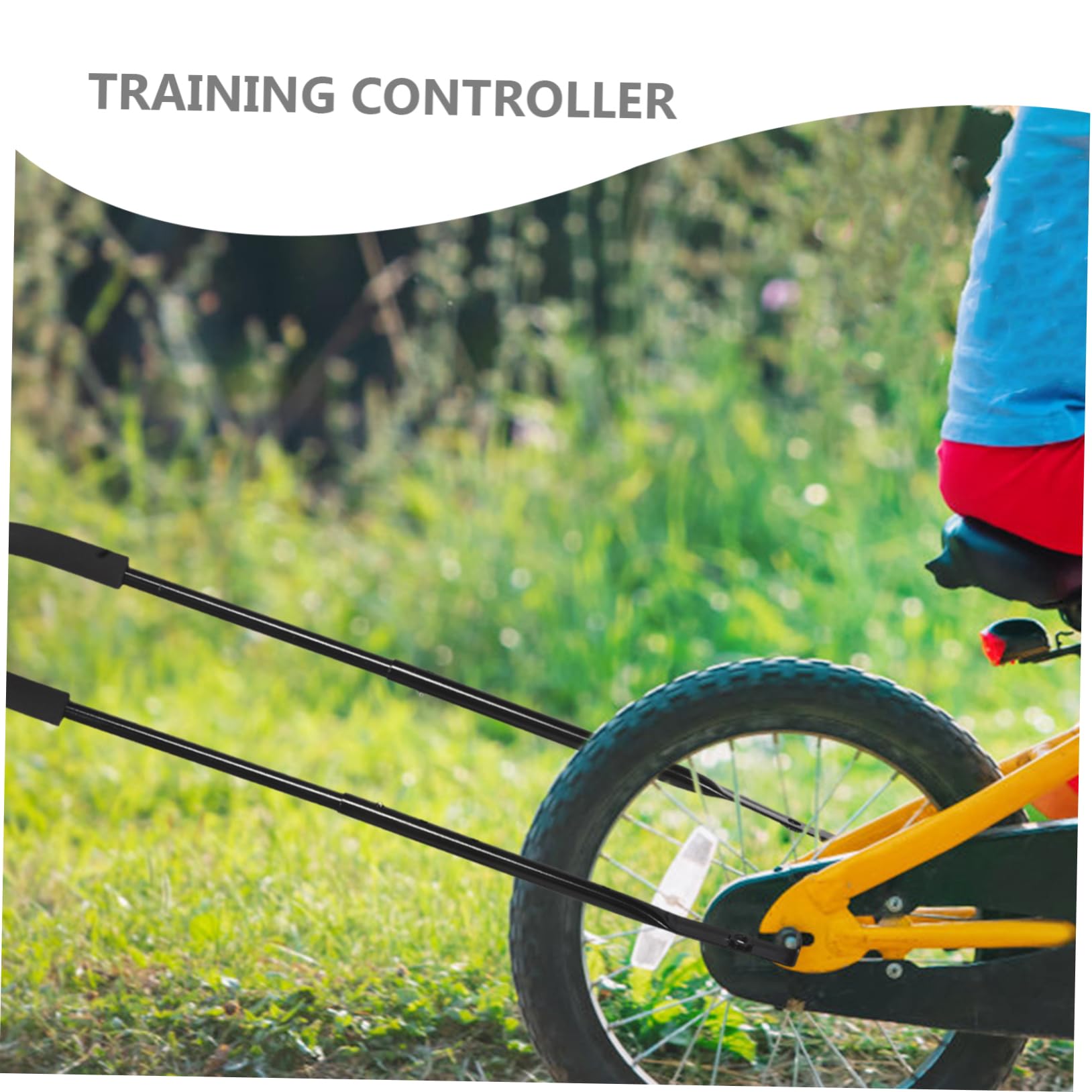 Ergonomiczny Uchwyt Treningowy Do Roweru Dziecięcego Wytrzymały Czarny Push Bar Do Nauki Jazdy bez Kółek Bocznych Szybki Montaż Stabilność Różnych Nawierzchniach Użytku Wewnątrz i