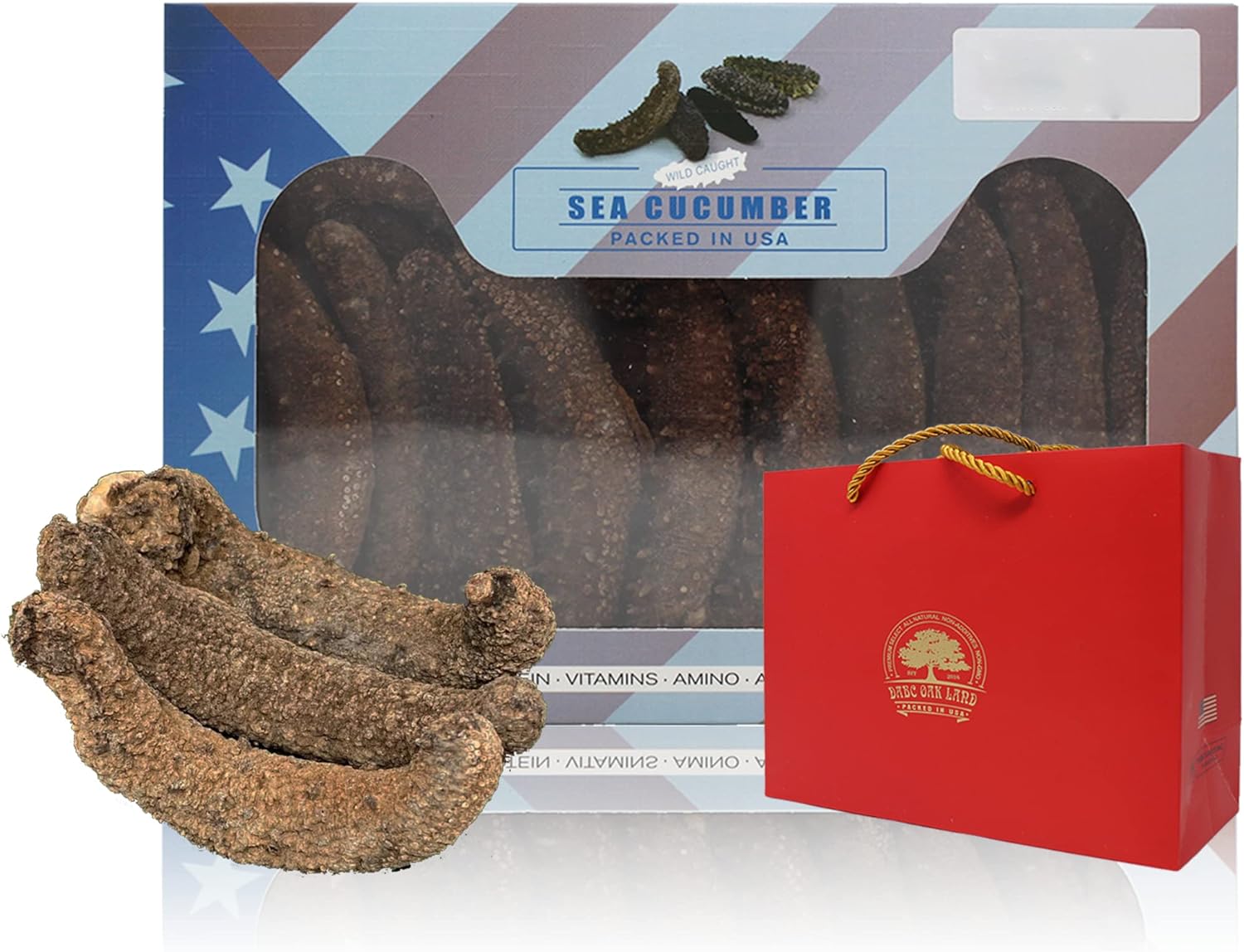 Wild Caught,Sun Dried Sea Cucumber All Natural Nutritious (Small1