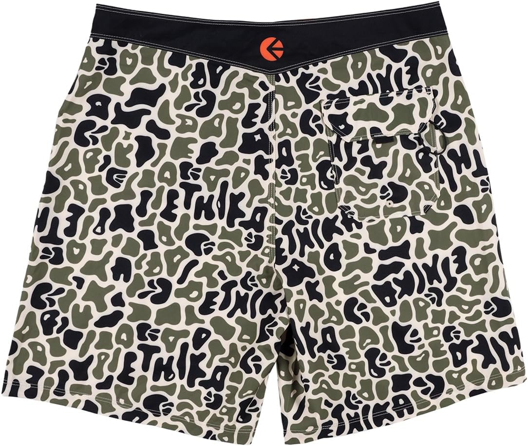 Ethika Boy's Boardshort for Beach, Surf and Swim - Black