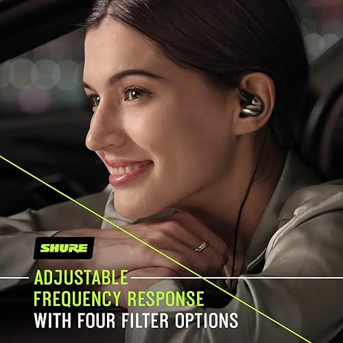 Miniatura 3 de Shure Auriculares con aislamiento de sonido SE846 Gen 2 con cable desmontable de 64" - Transparente