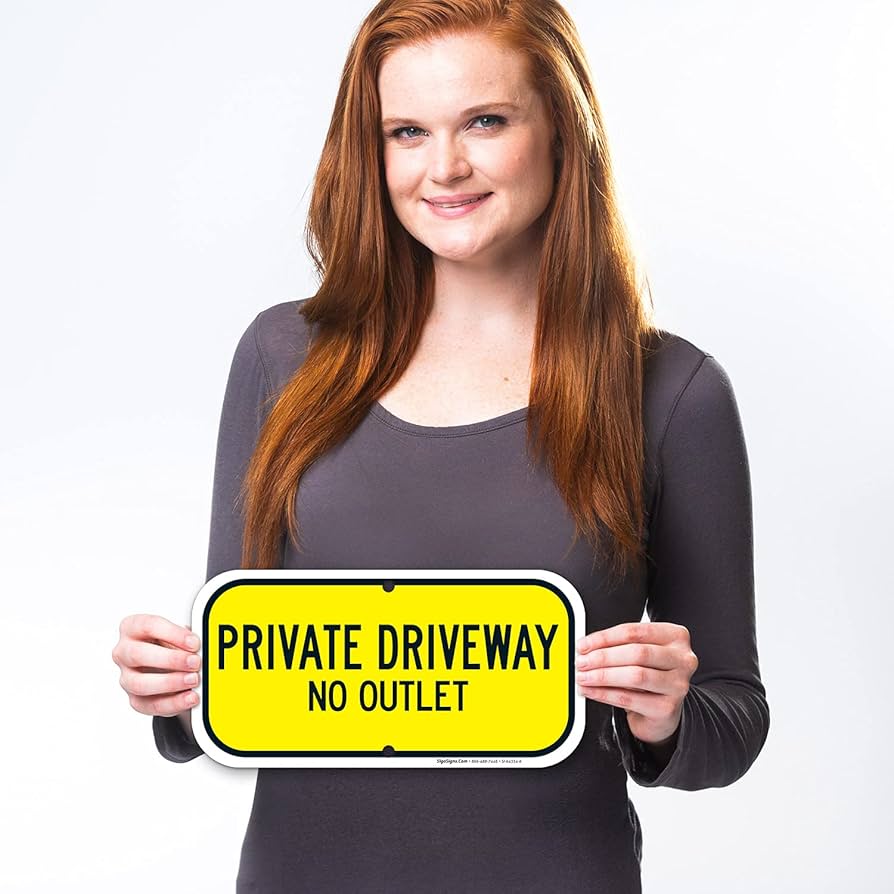 USAストリート看板　NO OUTLET Prismatic No Outlet Road Signs - USA Traffic Signs