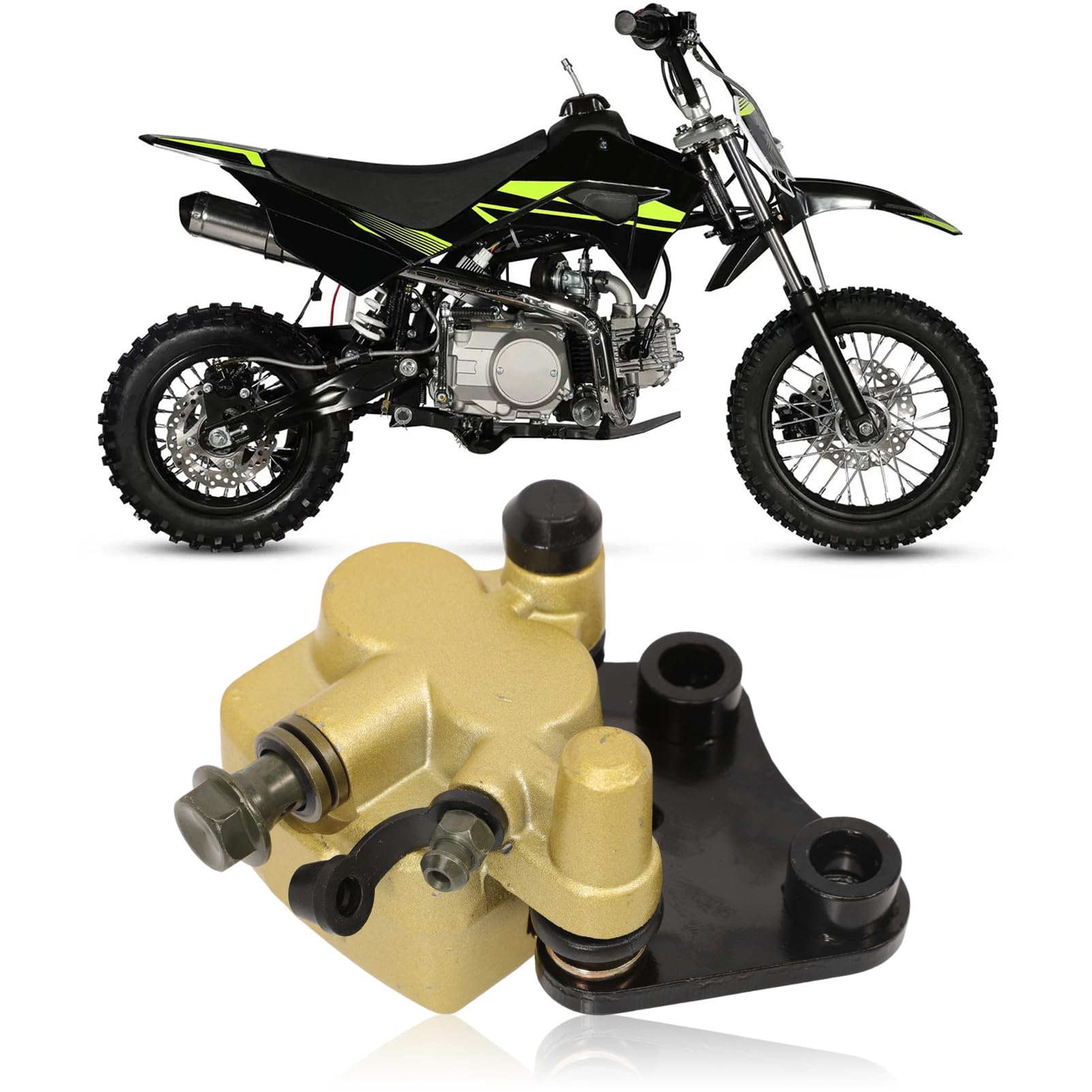 Étrier Frein Avant pour 90cc 110cc 125cc Taotao Peace SSR SDG Lifan Dirt Bike Pit Bike Hydraulique Etrier de Frein