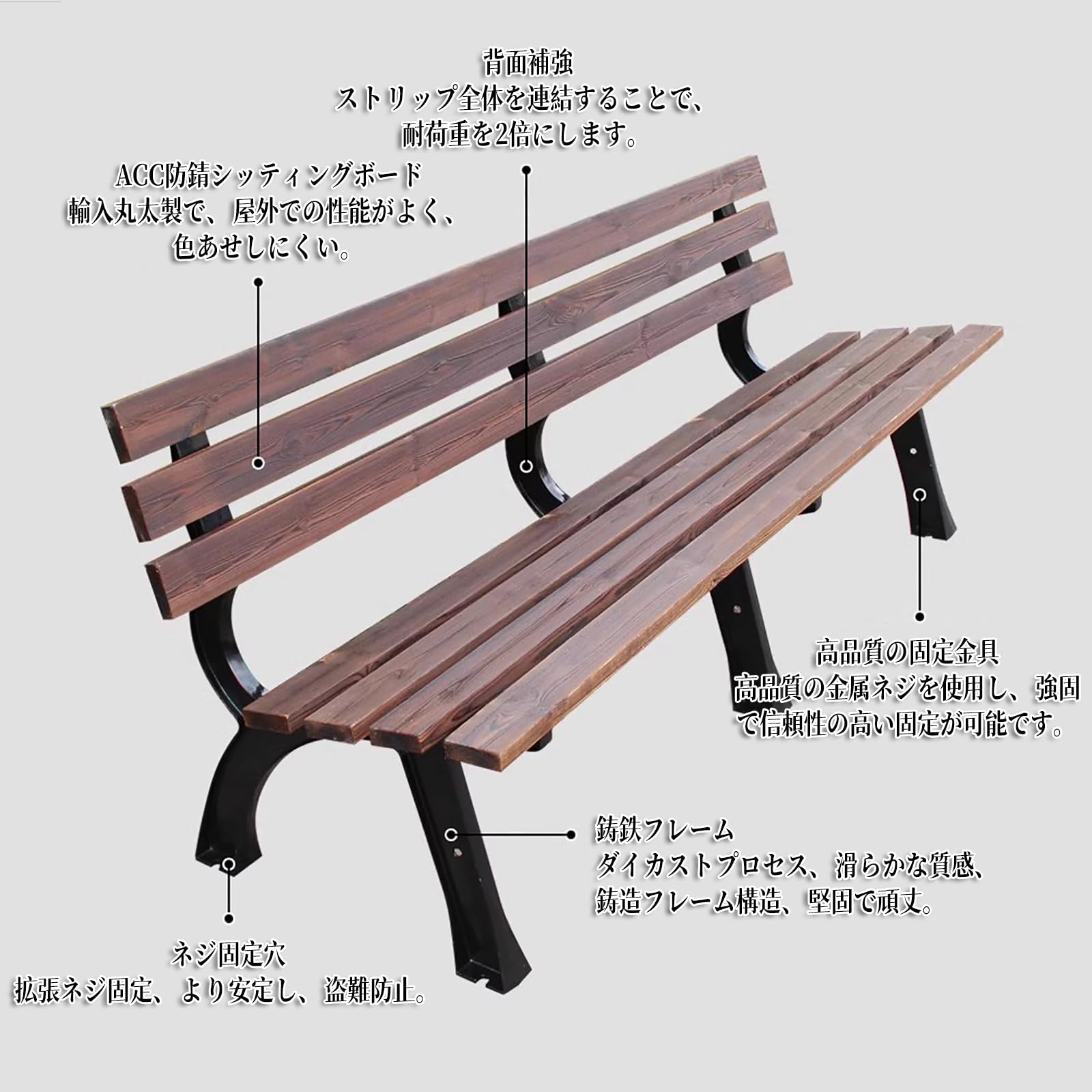 ガーデンベンチ ガーデンチェア 木製 屋外 ウッドチェア ファニチャー Amazon.co.jp: ガーデンベンチ ガーデンチェア パークベンチ