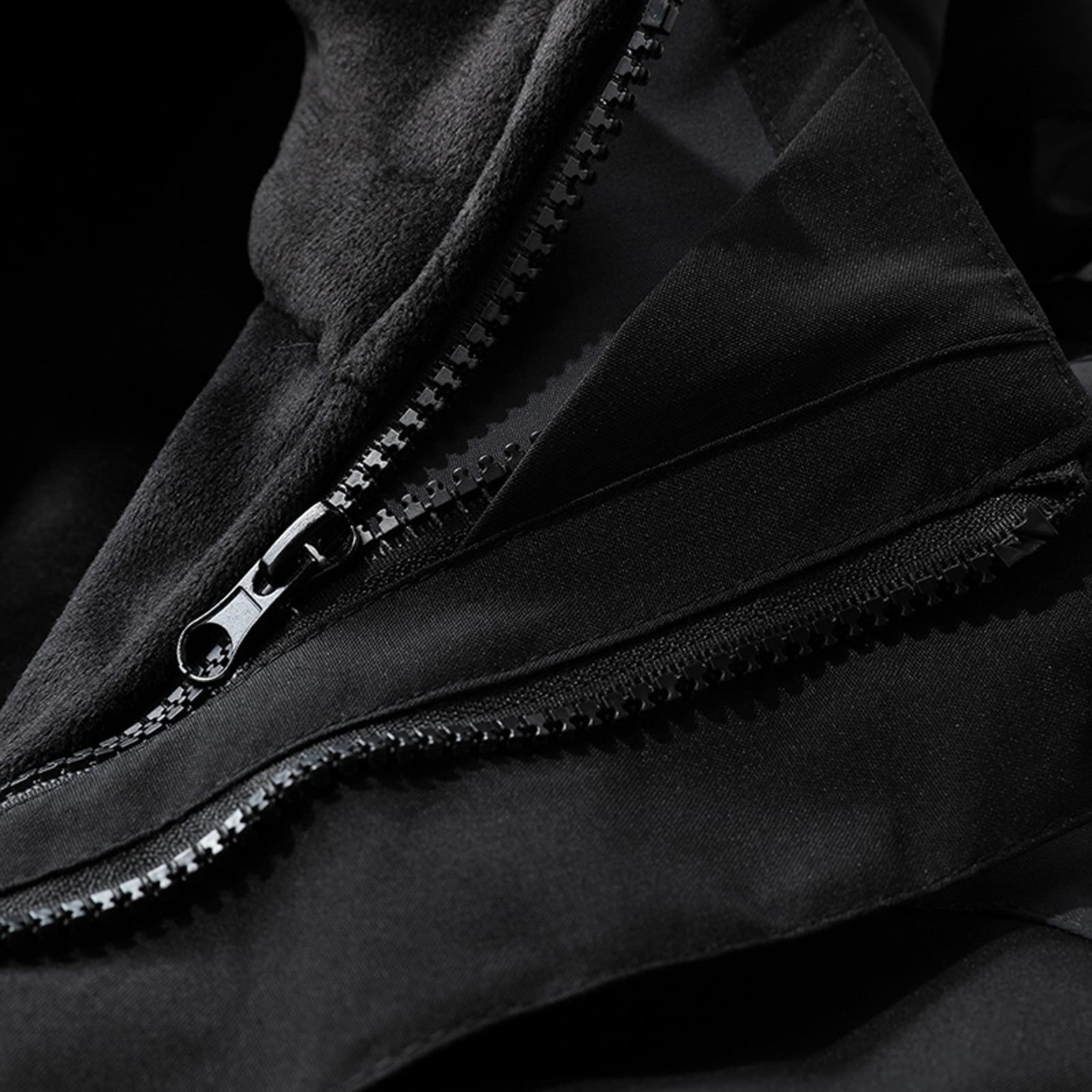Chaqueta de lluvia para hombre, impermeable, cortavientos, compacta, plegable, ligera, chaqueta de ocio, cortavientos resistente, ideal para ciclismo y senderismo, Negro , XXXXXL