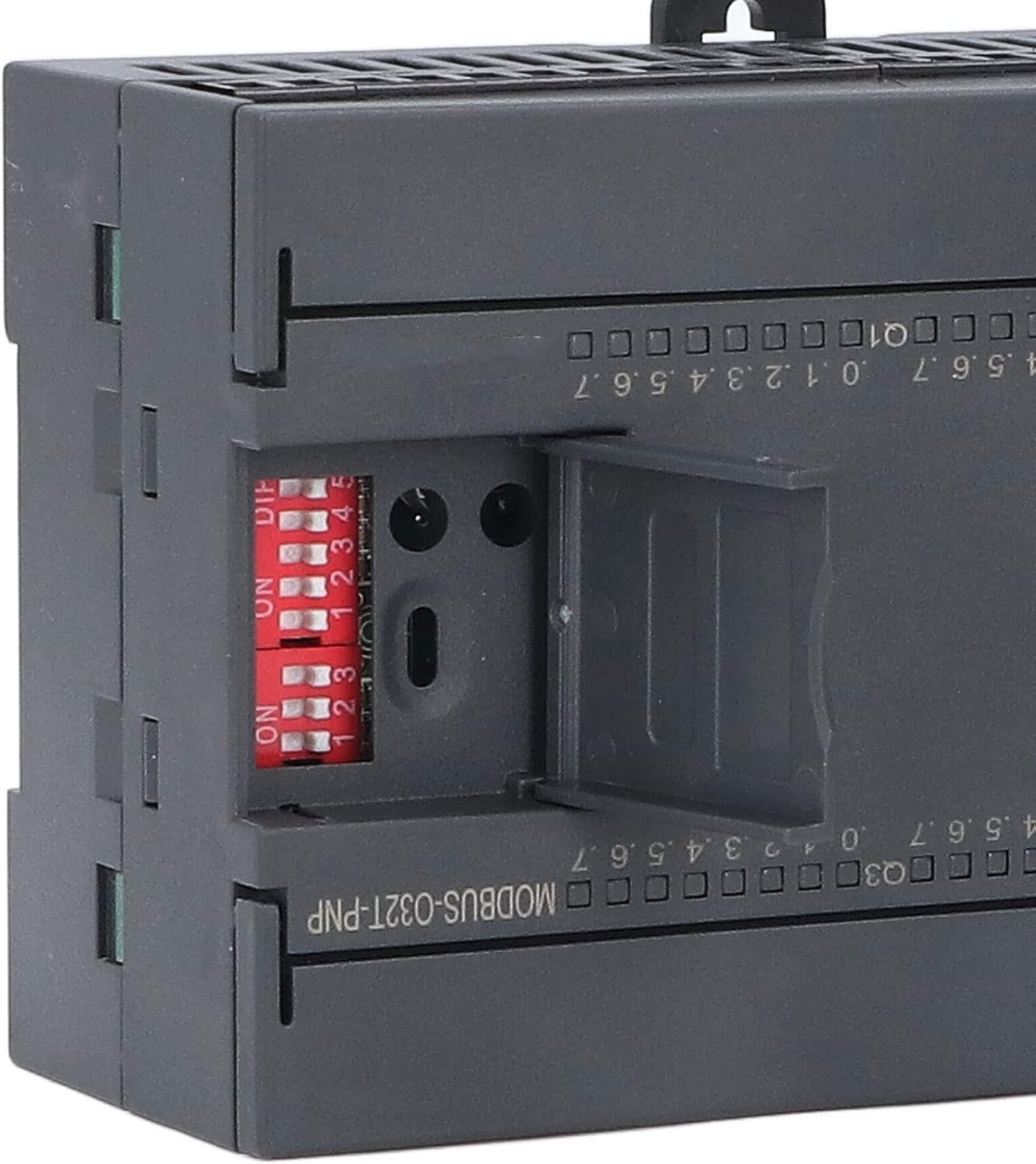 PLC Controller Industrial Control Board 32 Channel Transistor Output RS485 IO Control Board DC 24V for Equipment Automation Industrial Machinery Control ABS PCB Material