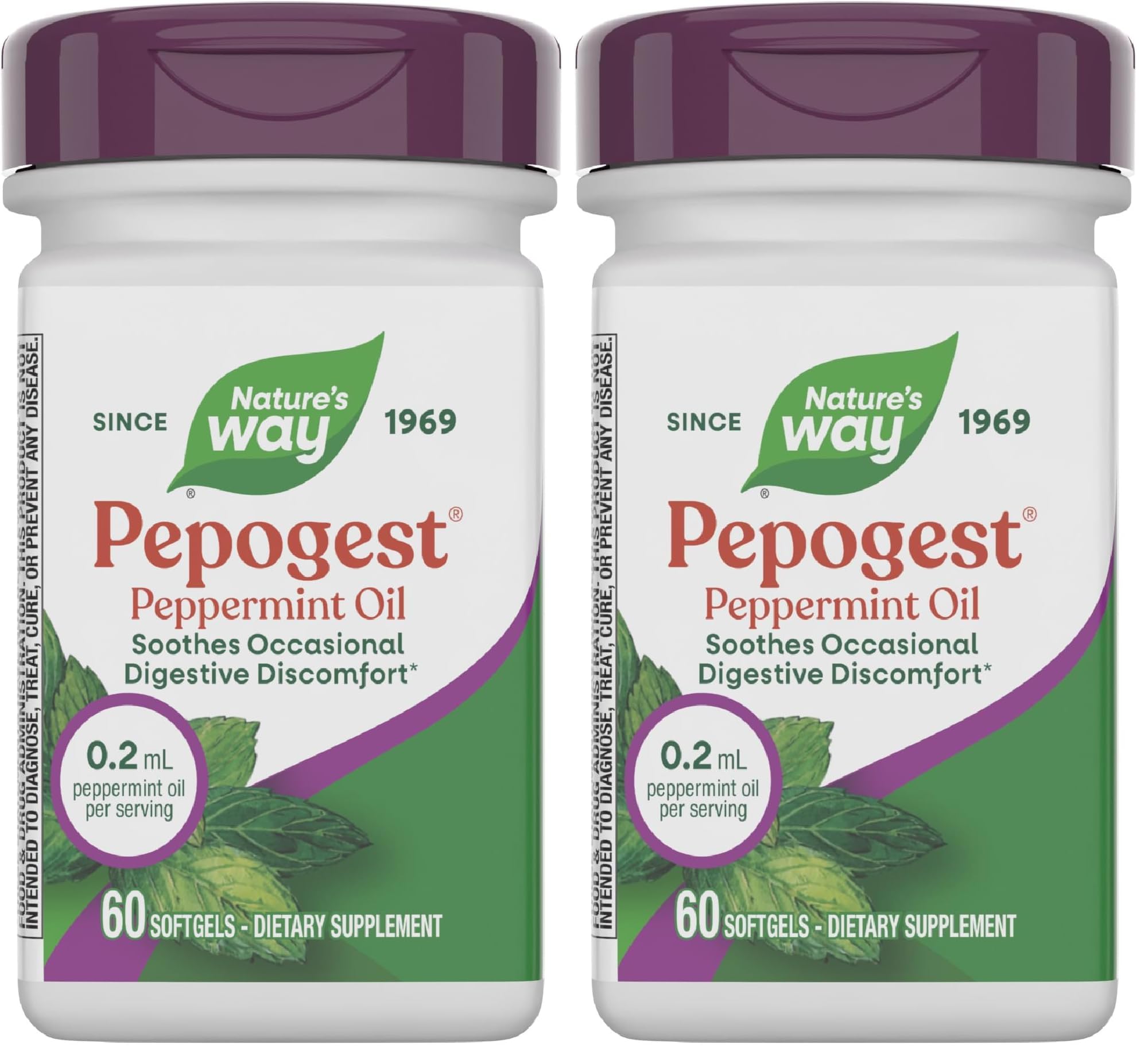 Nature's Way Pepogest Peppermint Oil Softgels