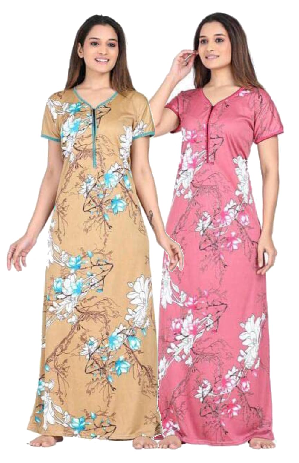 Nighty for Womens/Girls (Combo of 2)-image-28