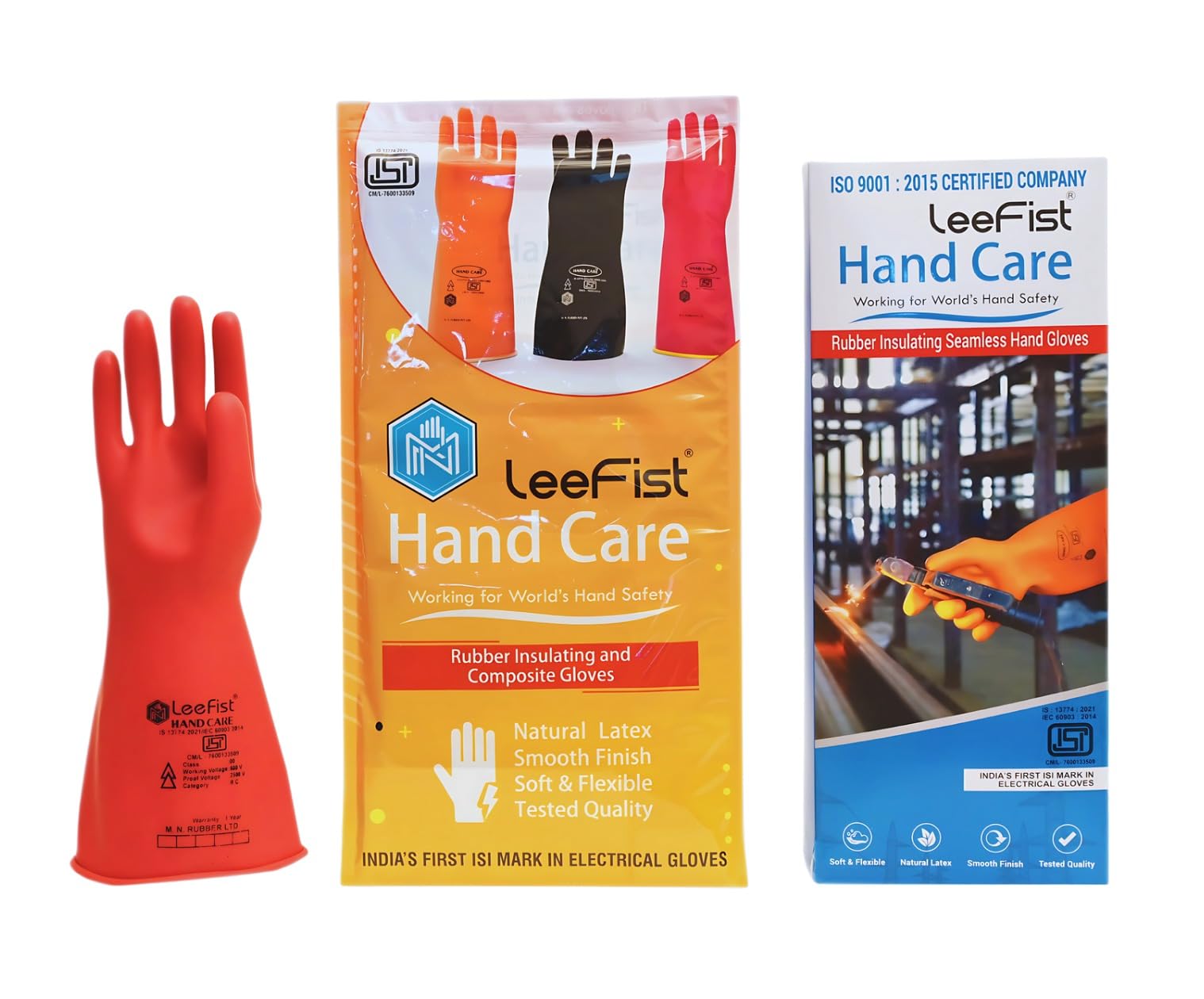 Electrical Hand Gloves ISI Marked As per IS 13774 :2021/IEC 60903