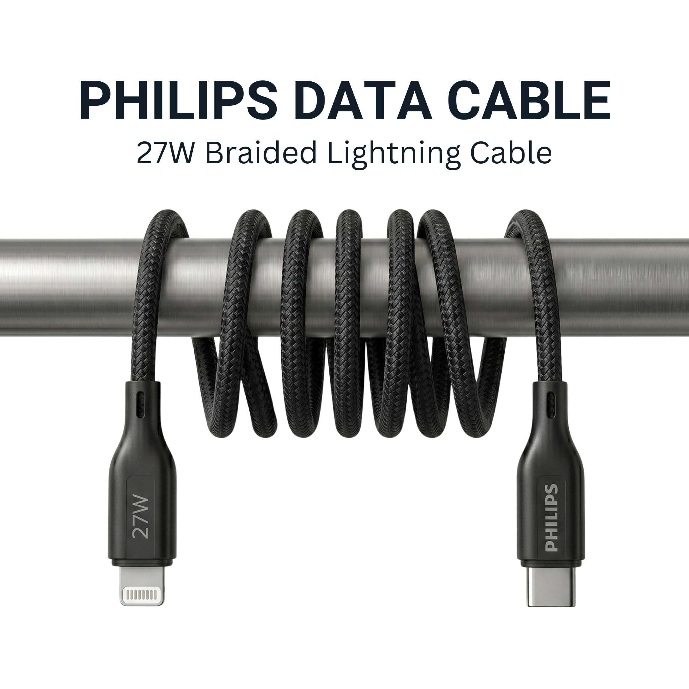 Philips USB-C to Lightning Cable - 1m -2