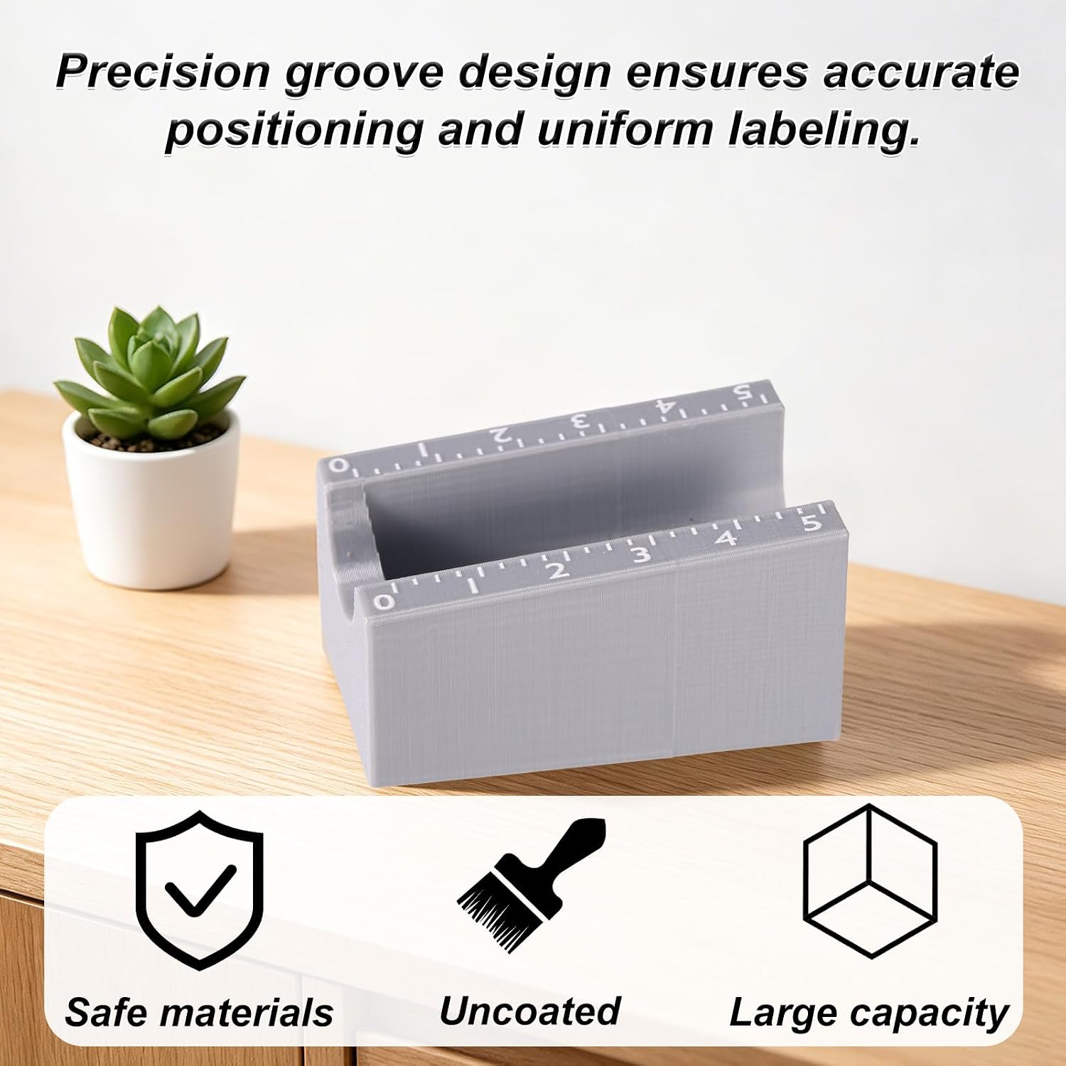 2pcs Vial Label Applicators, Small Bottle Label Applicators Compatible with 3ml & 10ml Vials Precision Alignment for Lab Clinic DIY Organizing & Home Storage