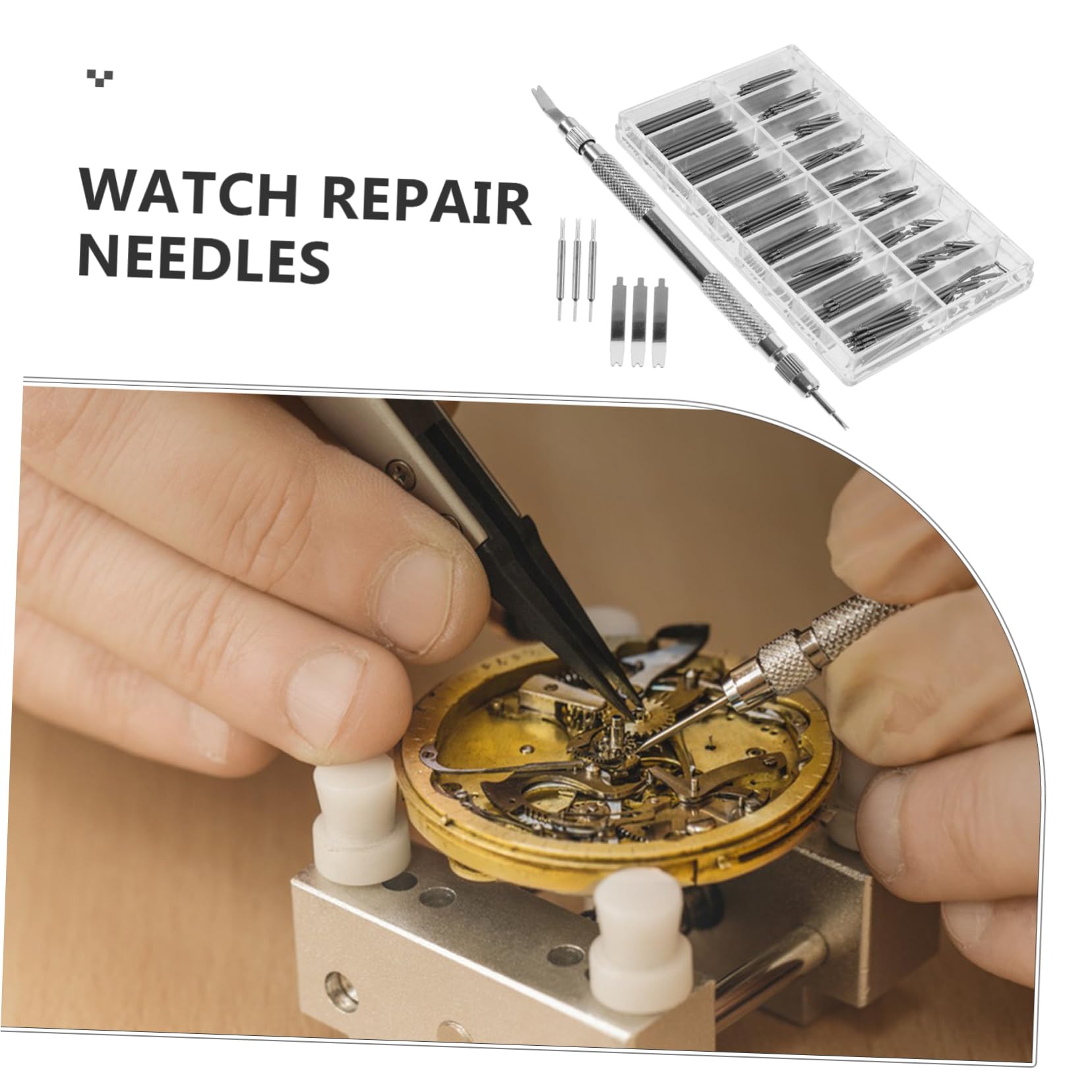 3 Sätze Uhrenreparatur-Werkzeugsatz Werkzeugkasten Gurt Reparaturset Reparaturwerkzeug Uhrenreparaturset Anschauen Reparierwerkzeug Einstellnadel Zerleger Kombination Edelstahl