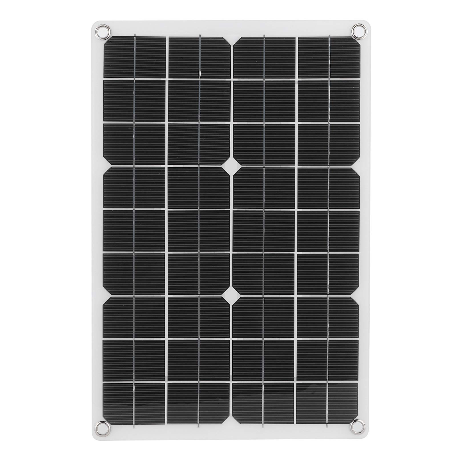 Panel solar de 50 W, 12 V, módulo fotovoltaico monocristalino de alta eficiencia para baterías de caravanas, techos, granjas y otras aplicaciones fuera de la red.