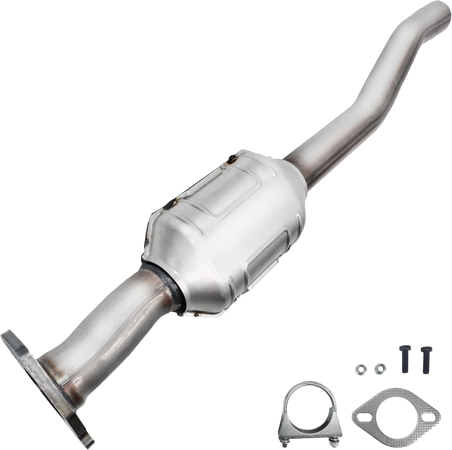 JT Exhaust Rear Catalytic Converter Compatible with Chevrolet Equinox 2010-2015, GMC Terrain 2.4L (Standard EPA Grade)