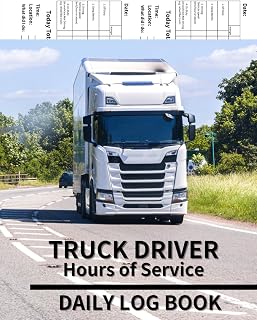 Driver Backup Log Book: Ideal Daily Logs Notebook to Record Off Duty, Sleeping, Driving & On Duty Hours to comply with Hours-of-Service Regulations. ... x 11”. For Truck Drivers or Vehicle Owners.