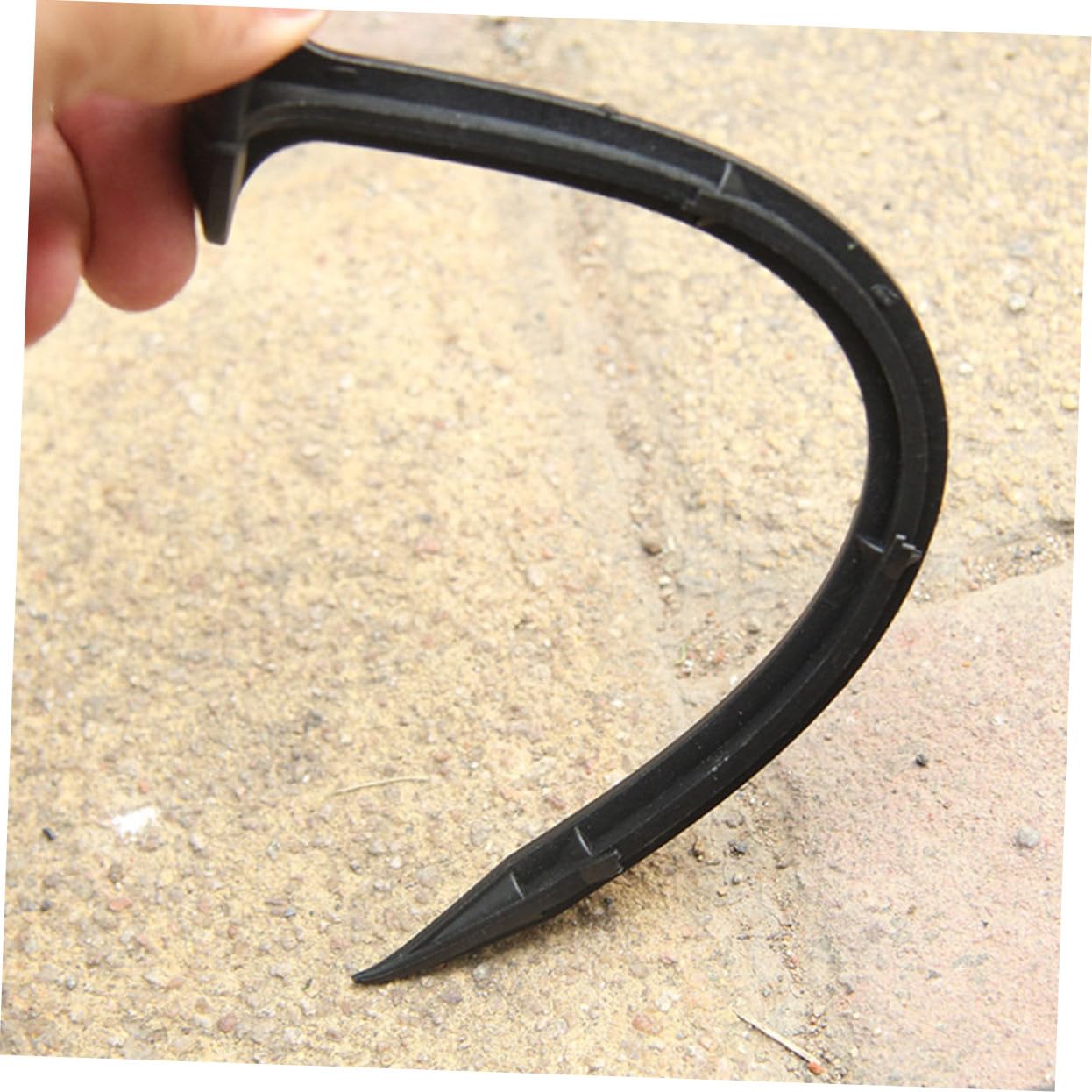 Piquets de Jardinage en Plastique 60 Pièces PP Noirs
