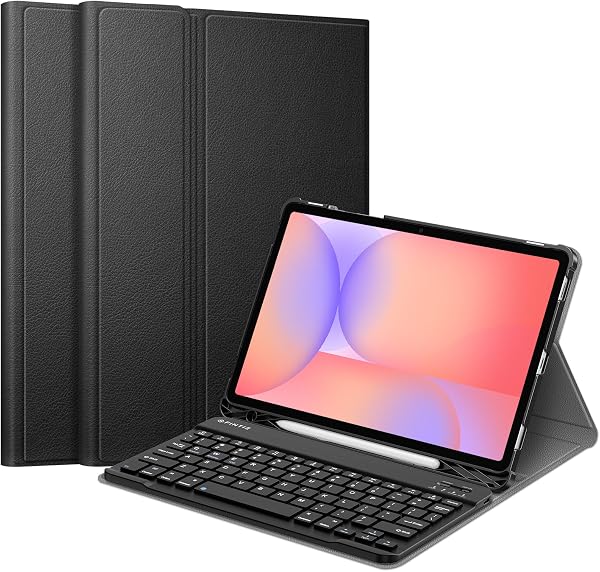 FINTIE Keyboard Case for Samsung Galaxy Tab S10 Lite/ S10 FE/ S9 FE 5G 10.9 Inch/Tab S9 11 Inch with S Pen Holder, Slim