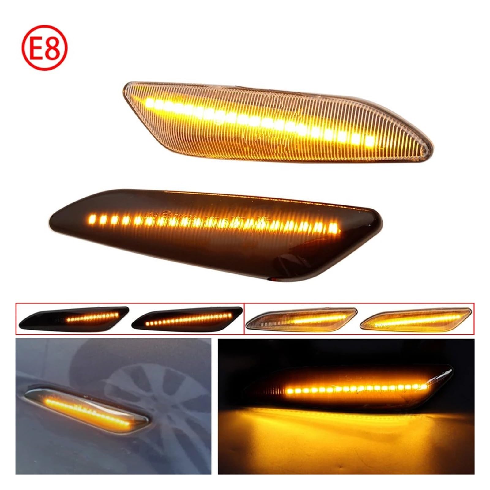 Fanale Fanalino Freccia Per Fiat Per Tipo Per Egea 2015-2020 Luce Di Segnalazione Laterale Dinamica A LED luce Indicatore Direzione
