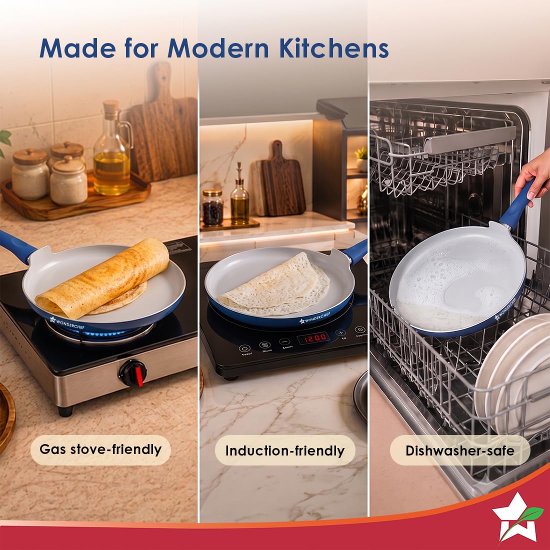 Wonderchef Natura Dosa Tawa - Non-Stick & Durable -8 Wonderchef Natura Dosa Tawa - Non-Stick & Durable -8