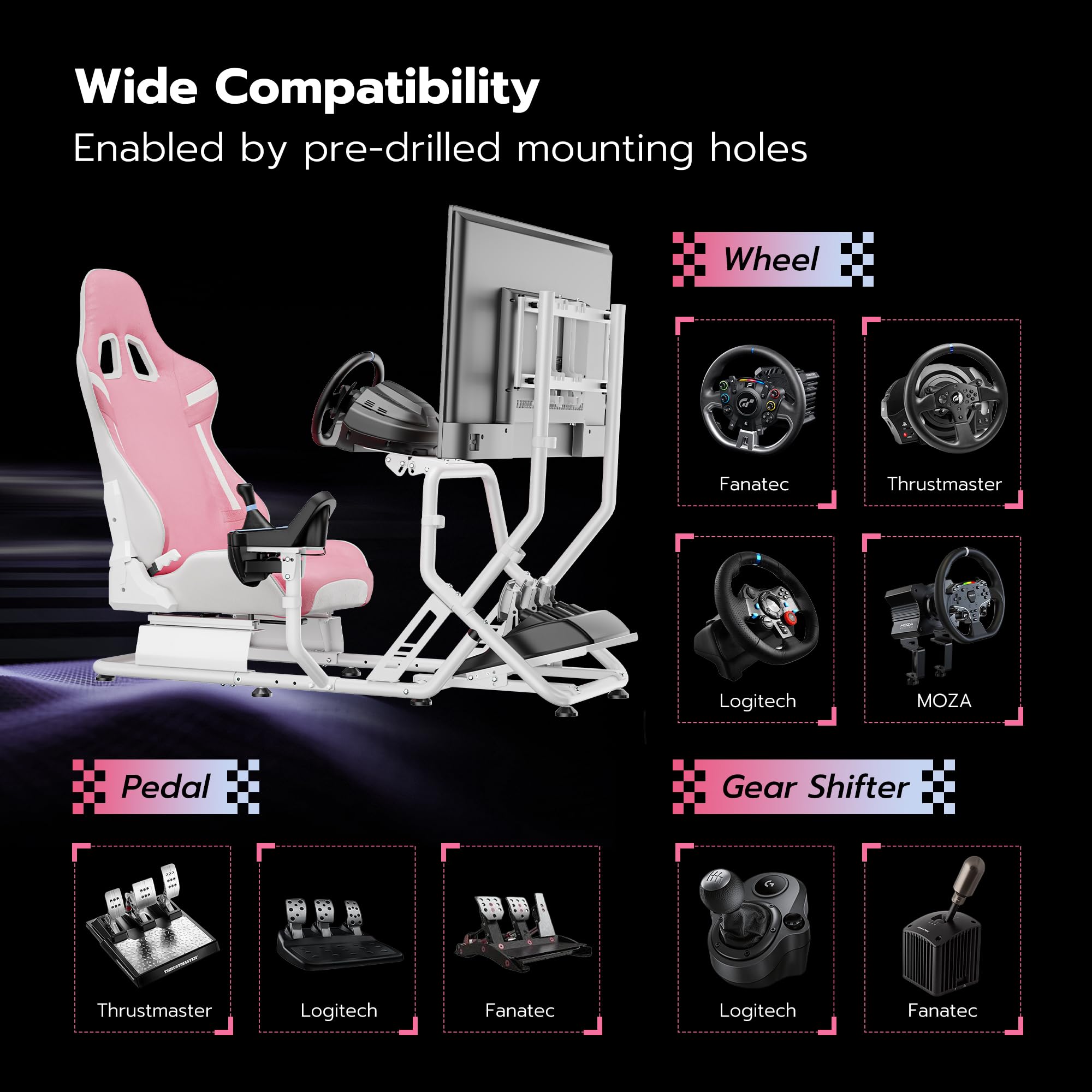 ARES WING Sim Racing Cock...B0DJR9S3QX | Encarguelo.com.ec
