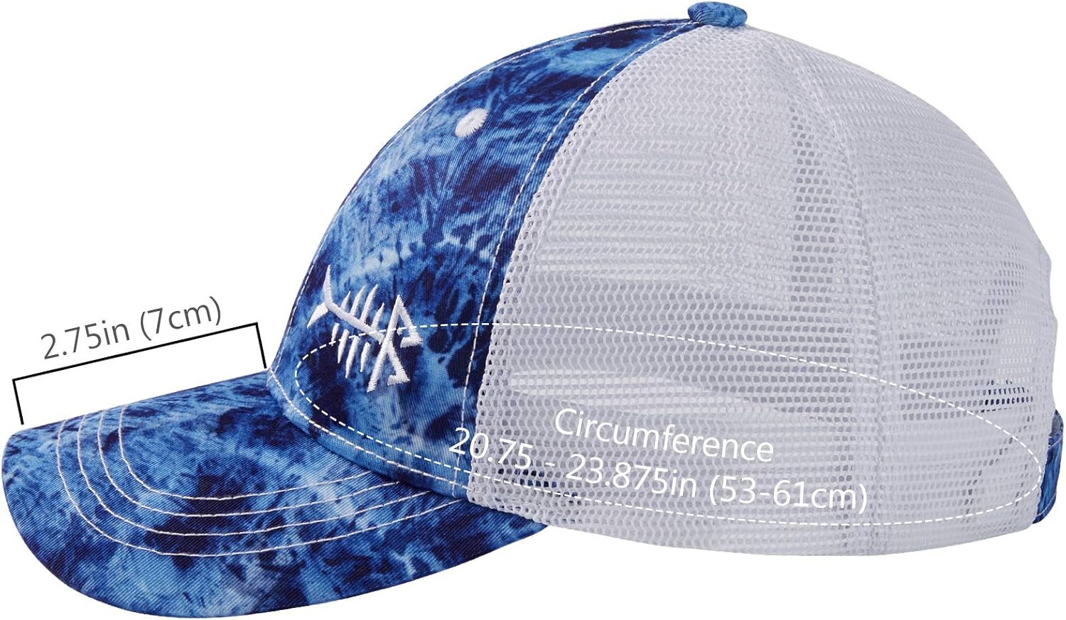 BASSDASH Altimate Fishing Hat Mesh Back for Men Women Adjustable Baseball Trucker Cap - Image 4