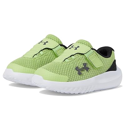 Under Armour Kids Infant Surge 4 Alternate Closure (Toddler) Boys Shoes Morph Green/Black/Castlerock