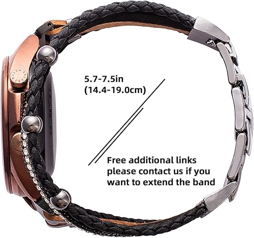 Miniatura 6 de Compatible con Samsung Galaxy Watch 7FE6543 Band1.575 in 1.732 inActive 2Galaxy Watch 5 ProWatch 7&6&4 Classic 1.693 in1.850 in1.654 in1.811