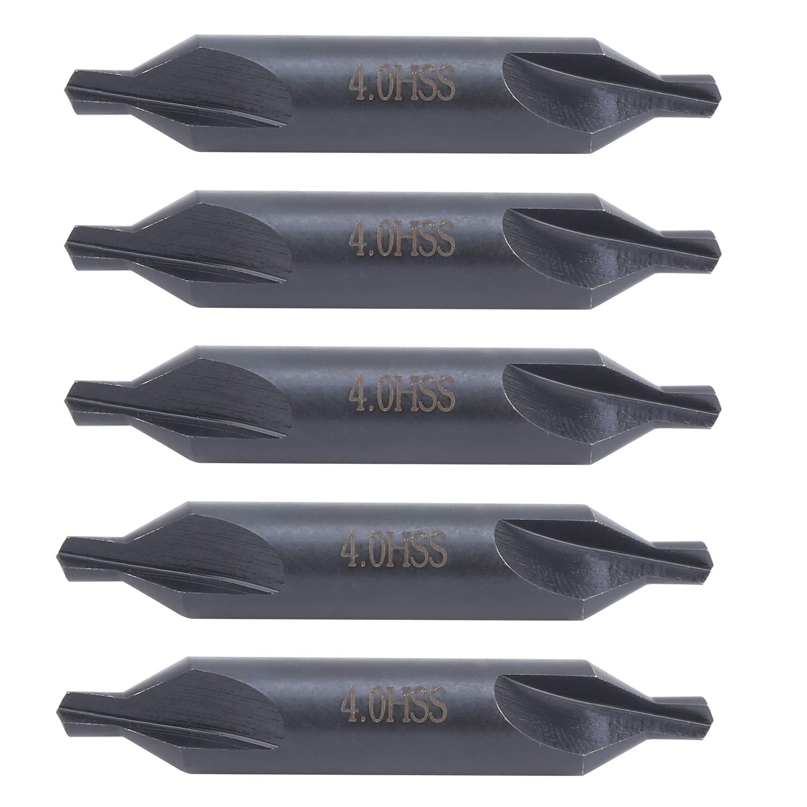 Punte Da Centro Professionali In Acciaio HSS - Set Da 5 Pezzi Per Fresatrici E Torni