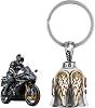 Guardian Bell for Motorbikes Motorcycle Gremlin Bell Luck Riding Spirit Alloy Car Gurdian Angel Guardian Riding Bell Metal Motorbike Accessories for Outdoor Biker Riders, Husband, Luck Charm