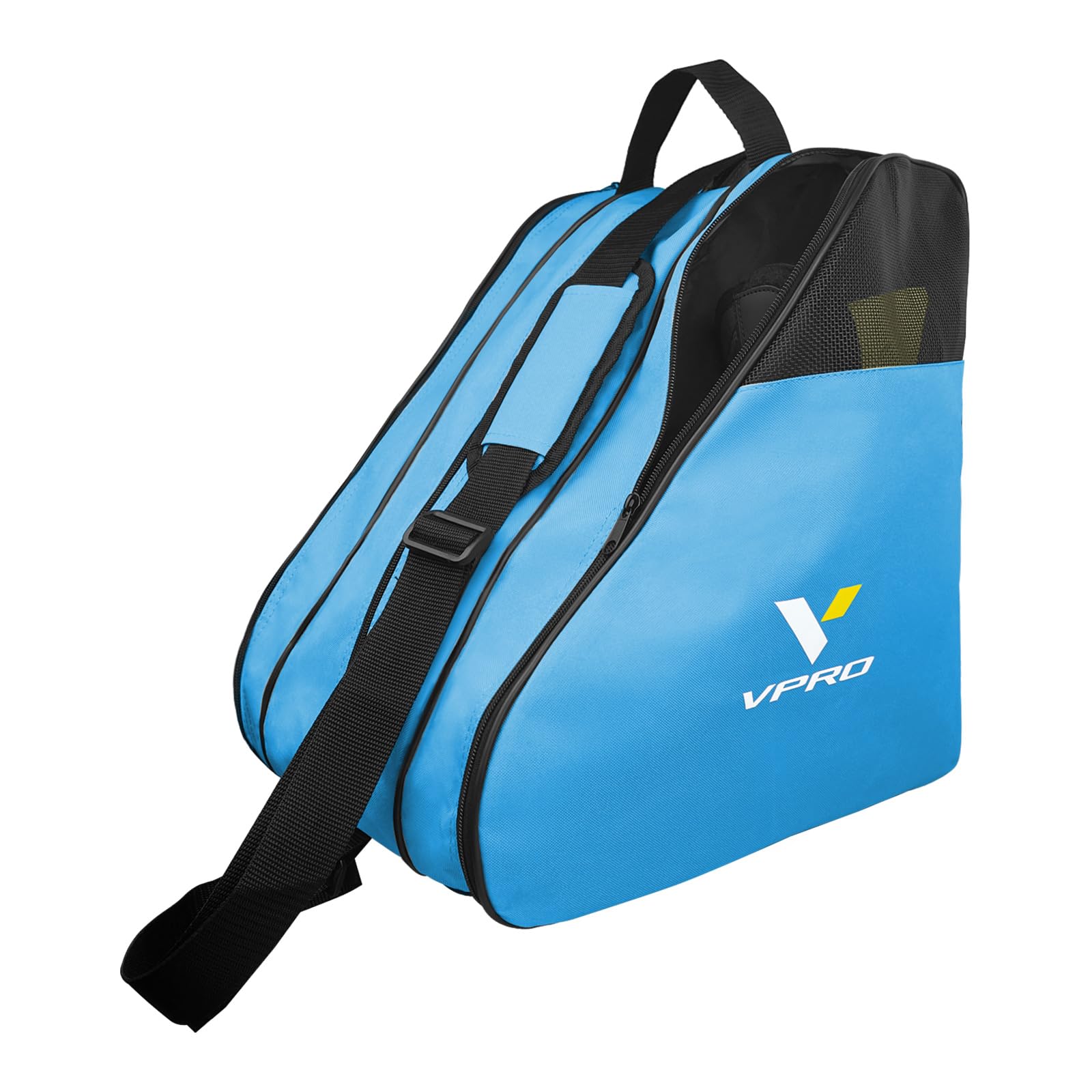 VPRO Schlittschuhtasche,Roller Skate Bag, Inline Bag, Ice Skate Bag, Skate Bag for Children/Adults, mit Tragegurt und Reißverschluss