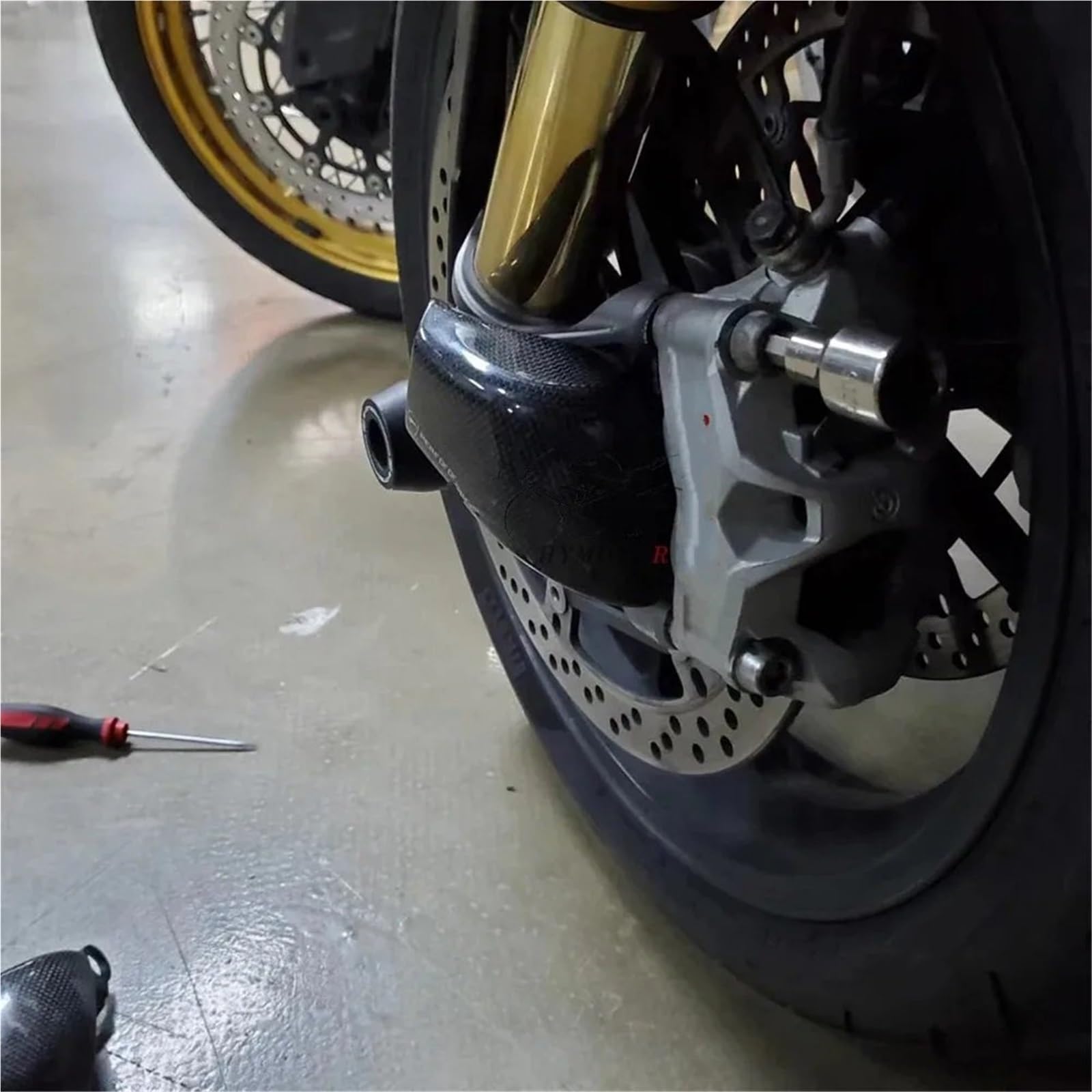 Refrigeración de pinza de freno Compatible con DUCATI Panigale Streetfighter MTS V4 V4S V4SP SP SP2 100 mm, pinza delantera, cubierta de radiador,refrigeración de frenos. Refrigeración de la pinza de
