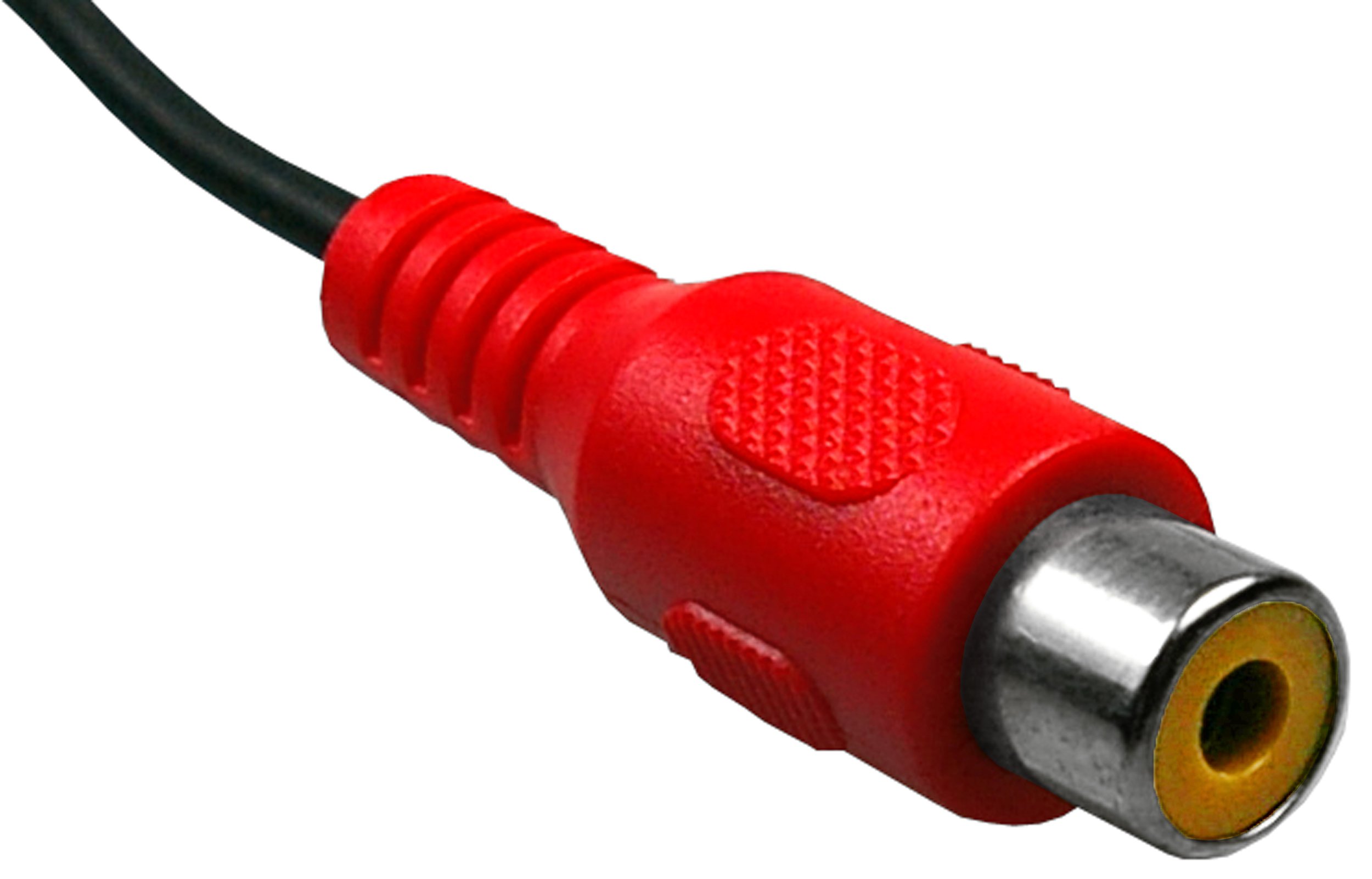 mumbi 08479 RCA Splitter Y Adaptor/RCA Y Cable 1x RCA/Jack Male to 2x RCA Female 20 cm, Black, red, white - Image 4
