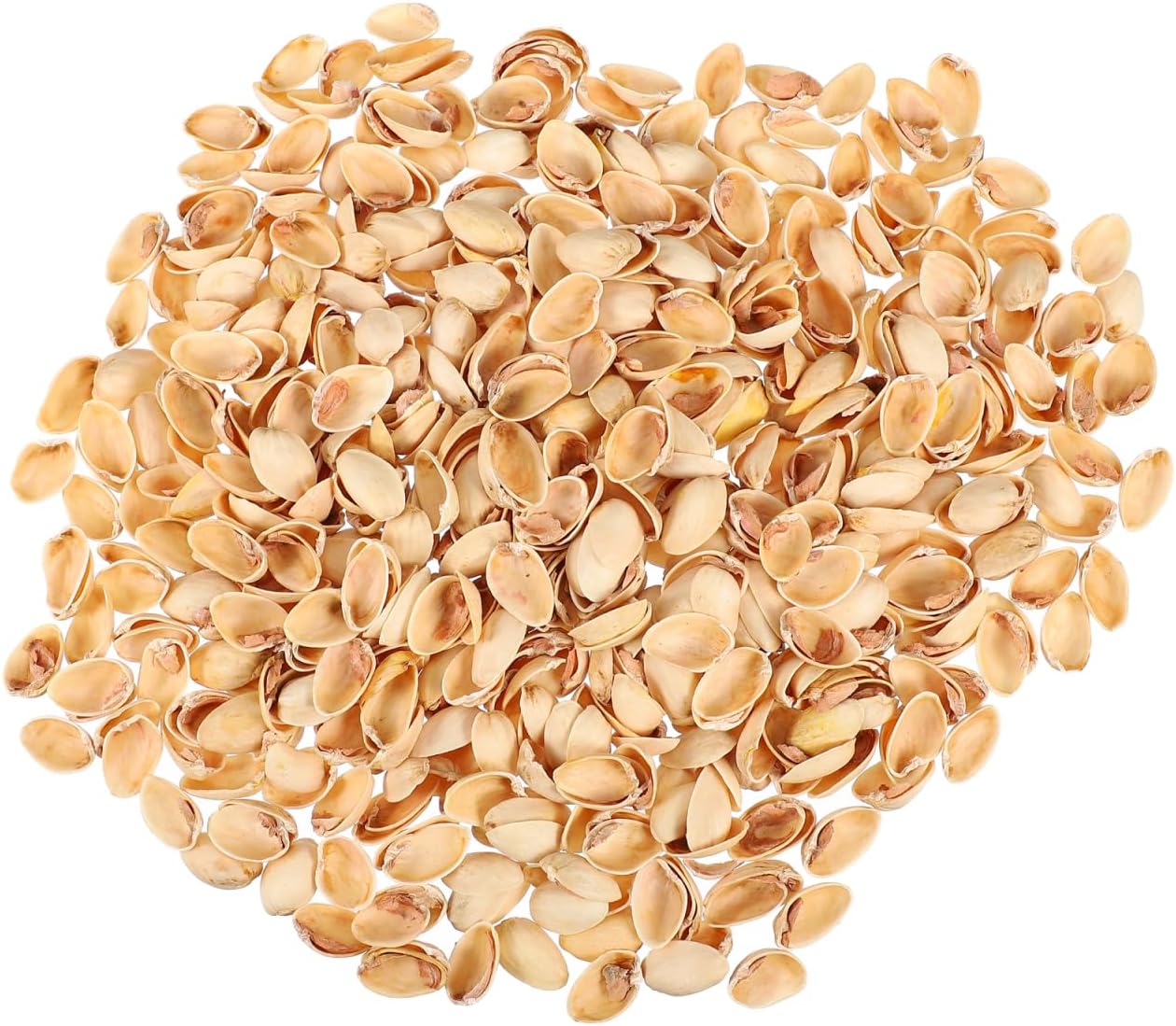 Milisten DIY Craft Accessories 1 Bag of Small Pistachio Shells for Crafts Home Decoration Wedding Decor Handicraft Material DIY Accessories (500g) Pistachios, 0.78X0.59In