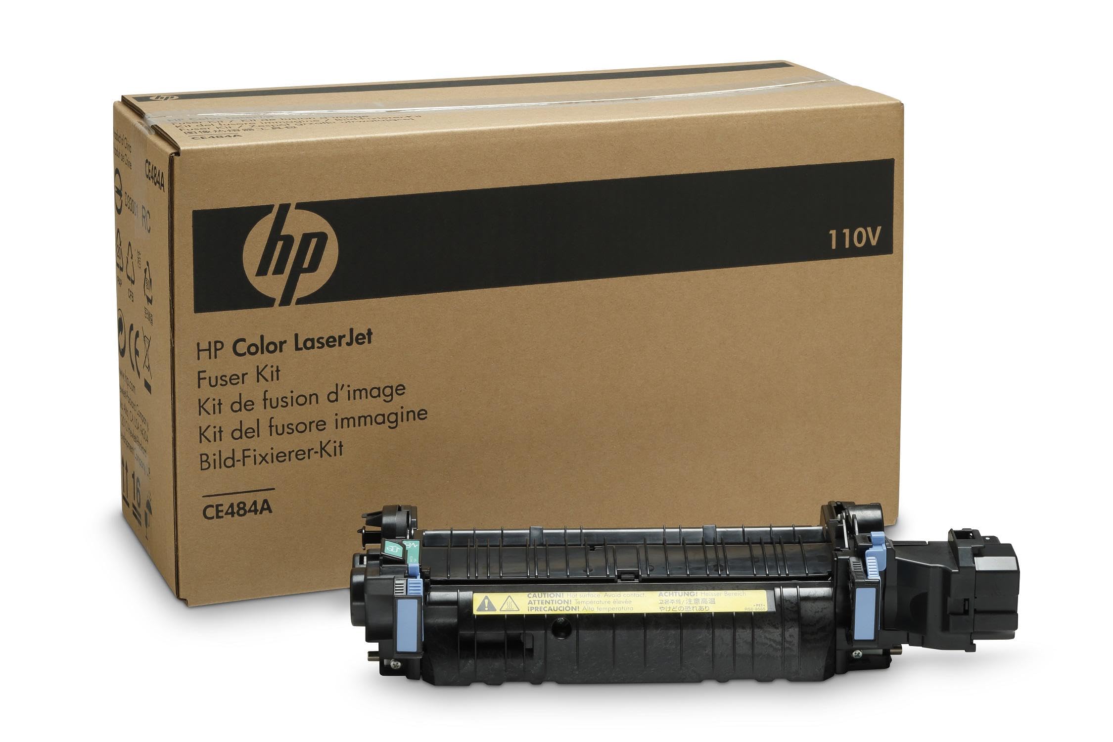 HP Kit Fusore HP LaserJet di 110V Originale CE484A, da 150.000 pagine, per stampanti HP Color LaserJet Serie CP3525, MFP CM3530 e HP Color LaserJet Pro 500 MFP M570