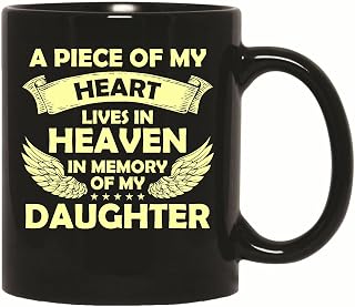 Gift for Daughter to Cherish Special Memories 11oz 15oz Black Coffee Mug
