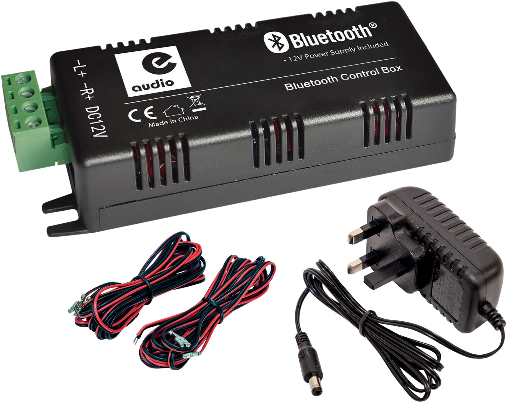 Amplificateur Bluetooth 2 x 30 W avec bloc d'alimentation