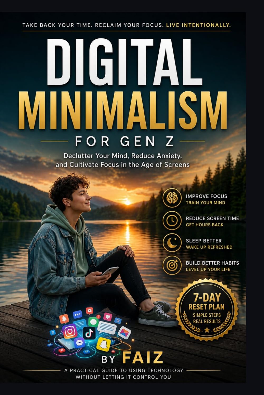 Digital Minimalism For Gen Z: A practical guide to rebuild your focus, habits, and time in the digital age