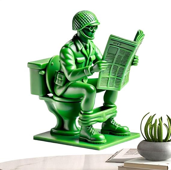 Toy Soldier Figures, Classic Militarys Action Models, Durable Collectible Figures, Realistic Army Playset, for Kids, Fans, Home Decor, Party Favors, 2.76 Inches Green