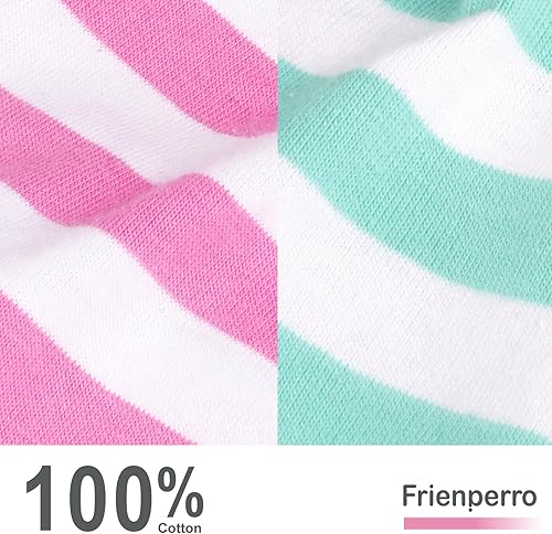 Miniatura 10 de Frienperro Camisa para perro, paquete de 2 ropa para perros pequeños, hembra, niño, ropa de chihuahua a rayas de algodón transpirable, ropa de