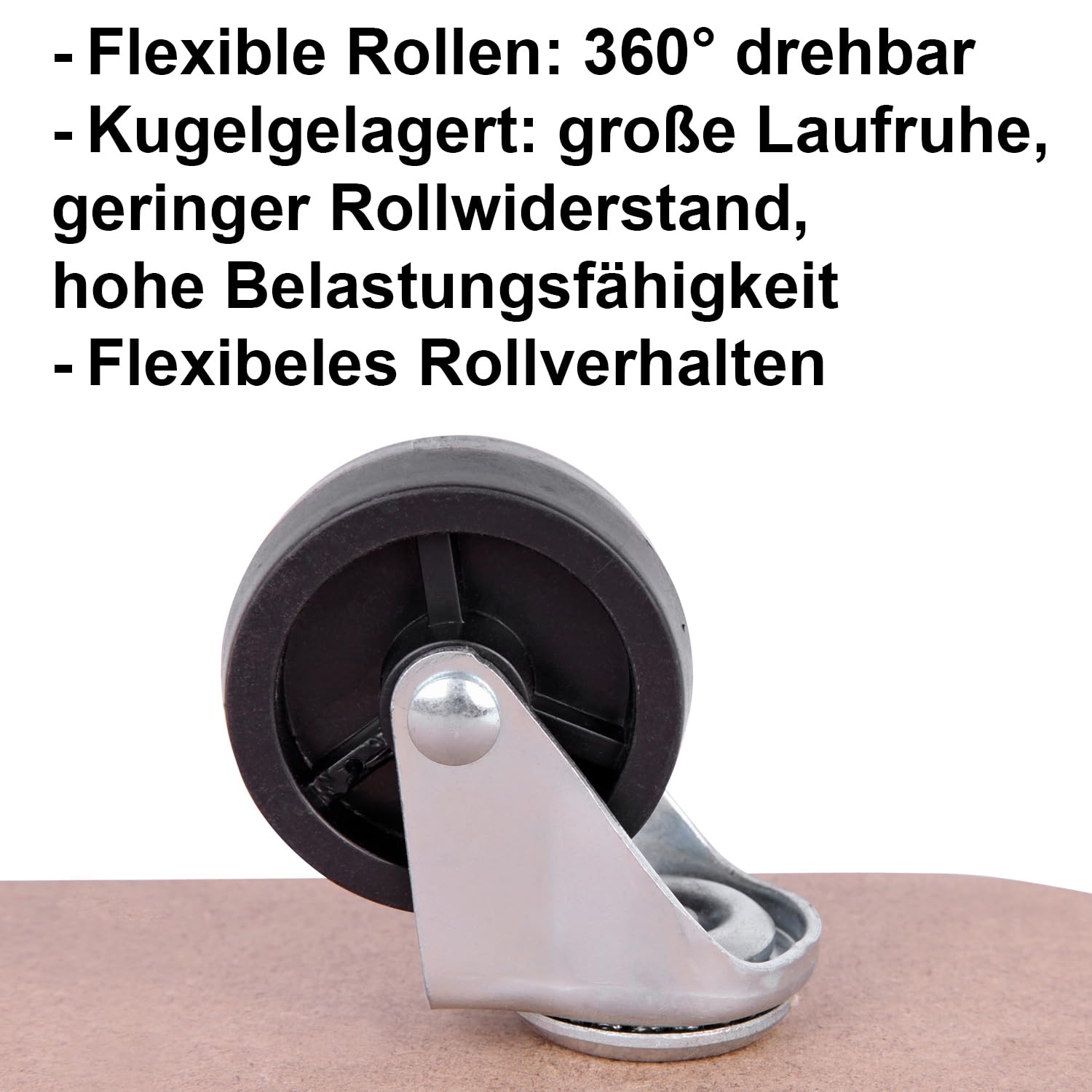 6 STK. Rollbrett Möbelhund Transportroller bis 200kg Transportrolle Roller Möbelroller Kistenroller Rollwagen Handwagen Transportwagen Brett mit Rollen Kleiner Transporthilfe für Umzug