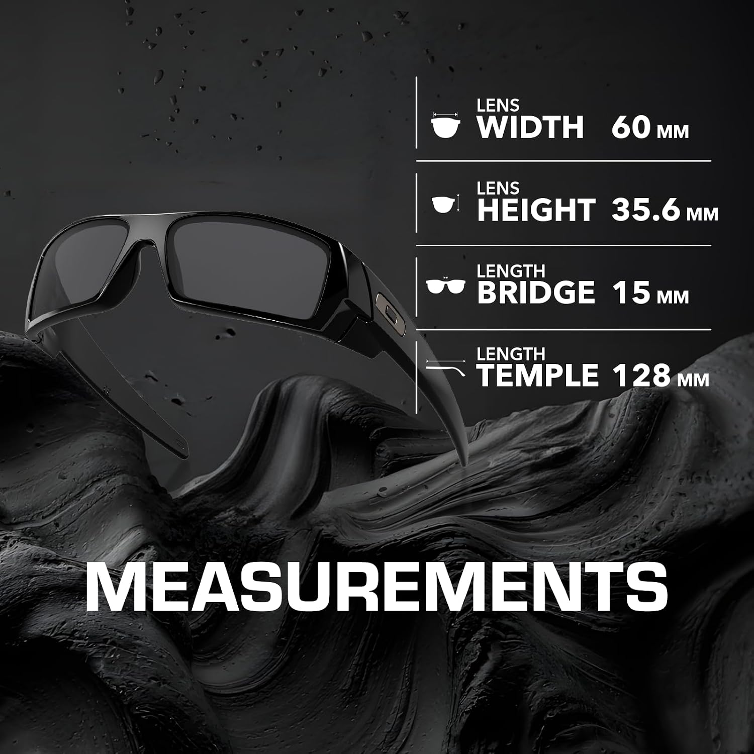 Oakley GASCAN OO9014 Rectangle Shape Sunglasses With Official Eyewear Kit